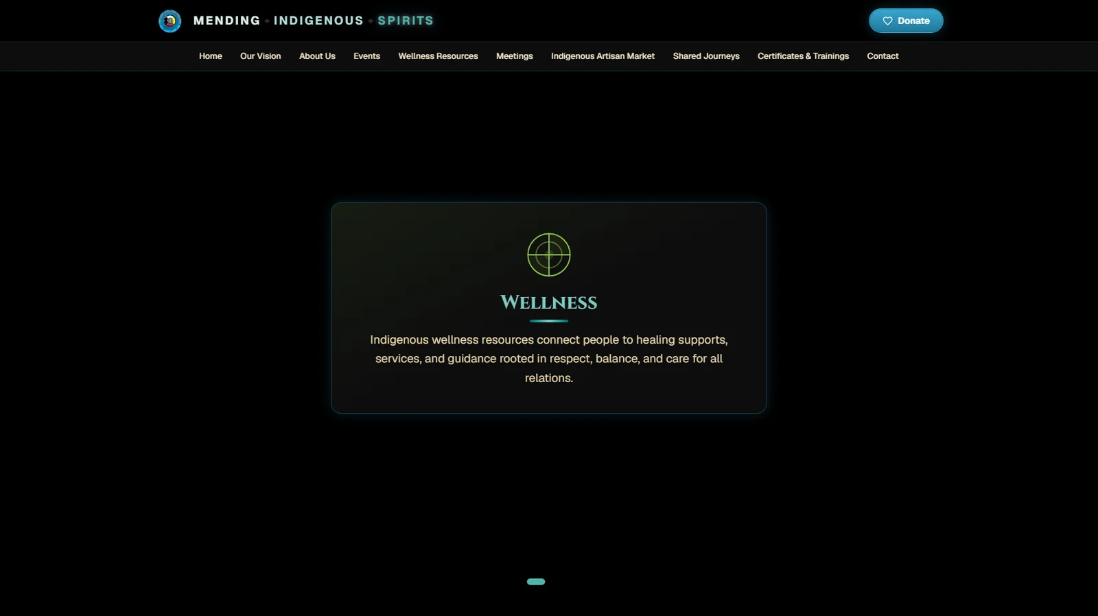 Our Vision: the 501(c)(3) mission told as a cinematic sequence, one commitment at a time.